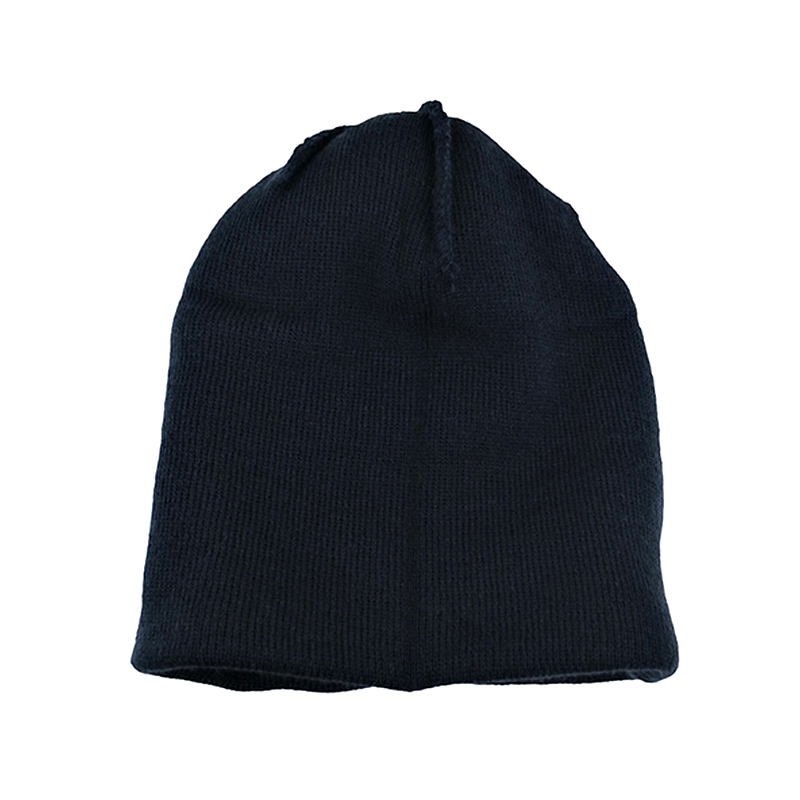 100% Merino Wool Knit Beanie Hats Embroidered Logo Plain Beanie Winter Cap