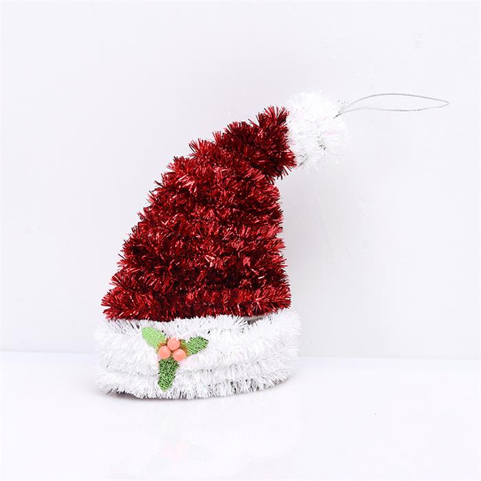 Custom christmas tree hat for home decoration ornament parts